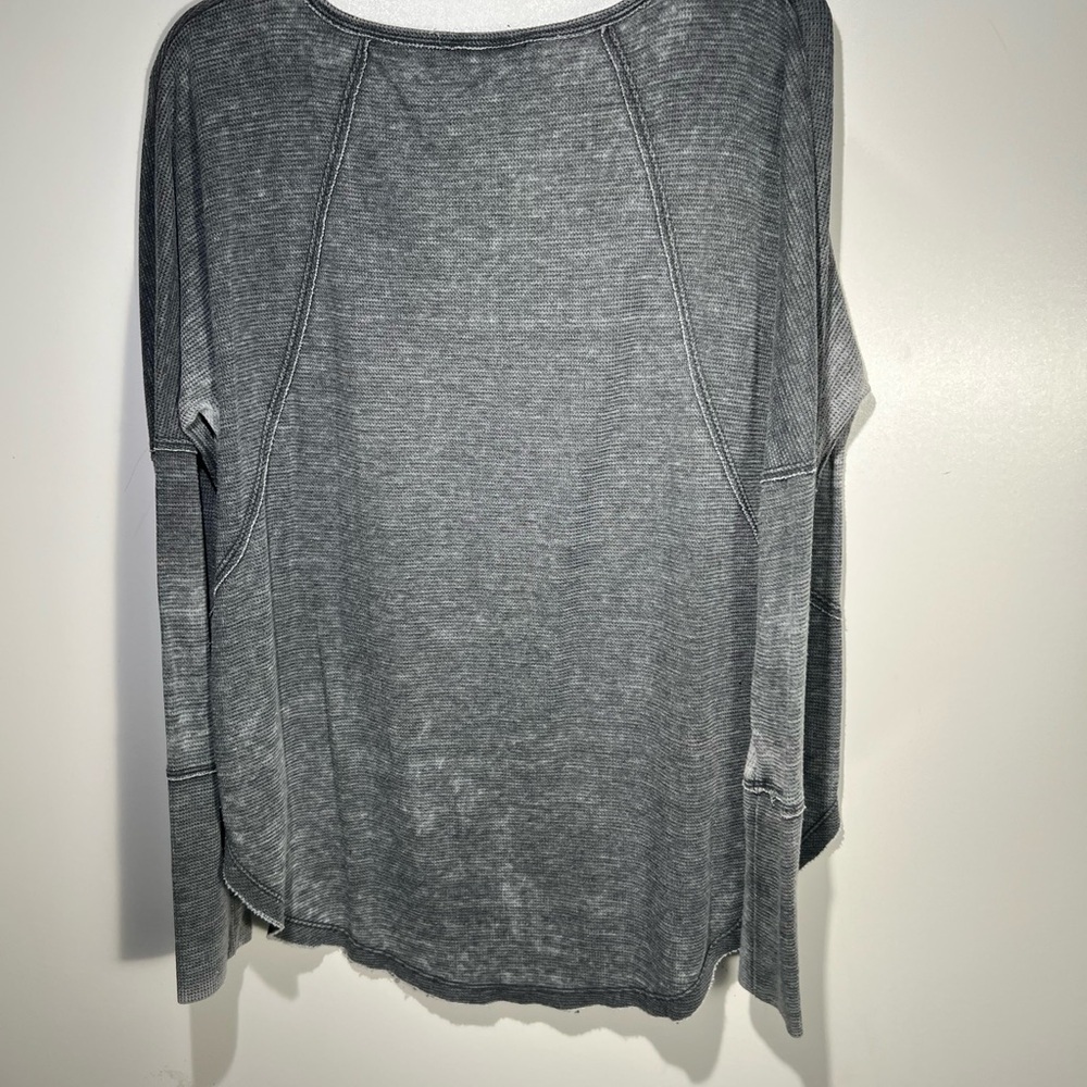 Lucky Brand Exposed Seam Long Sleeve Thermal Sz Large - Picture 6 of 11
